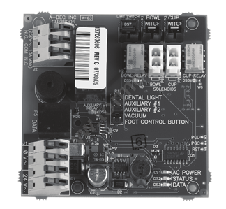 Moduł elektronik spluwaczki A-dec 300/500 .
